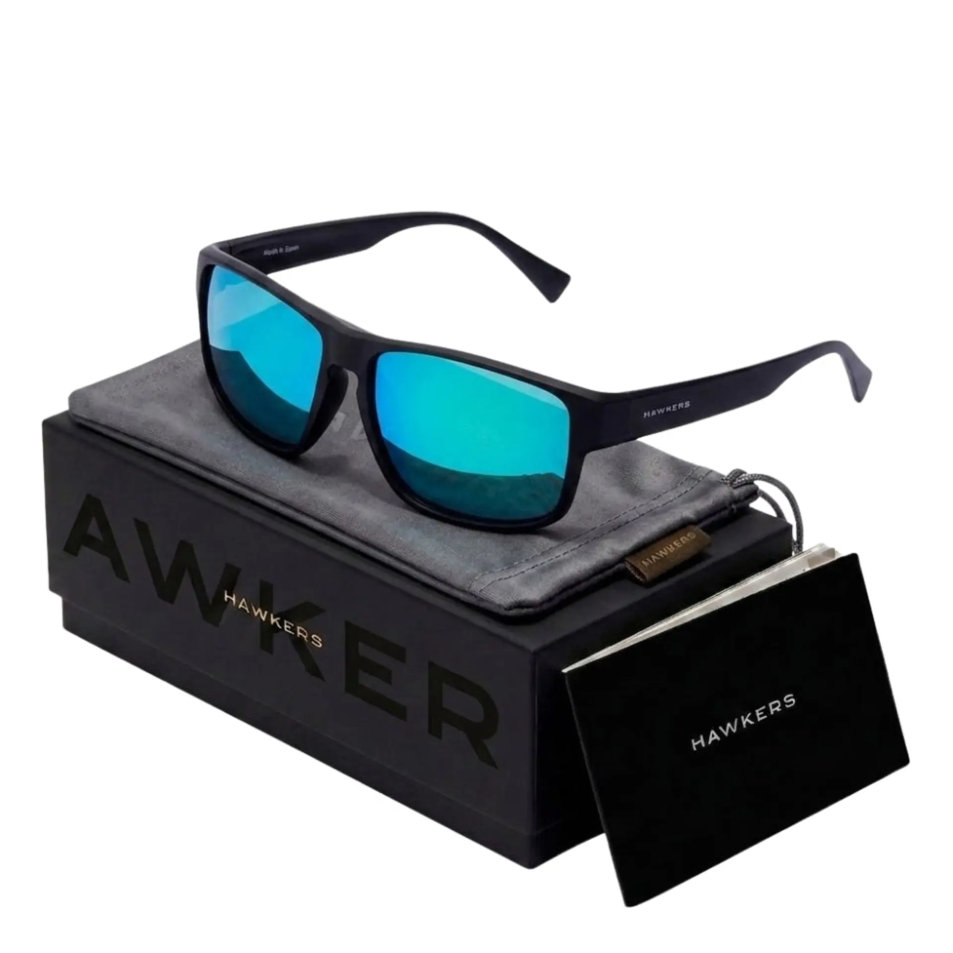 Gafas de Sol Hawkers FASTER RAW Azul Espejado Unisex Talla 58mm 1