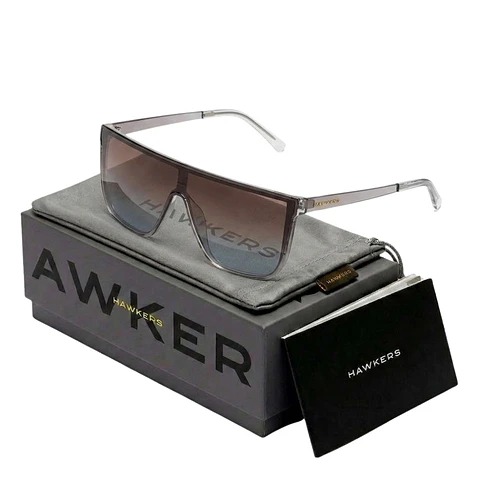 Gafas de Sol Hawkers WEED - Gris Transparente Unisex Talla 53mm