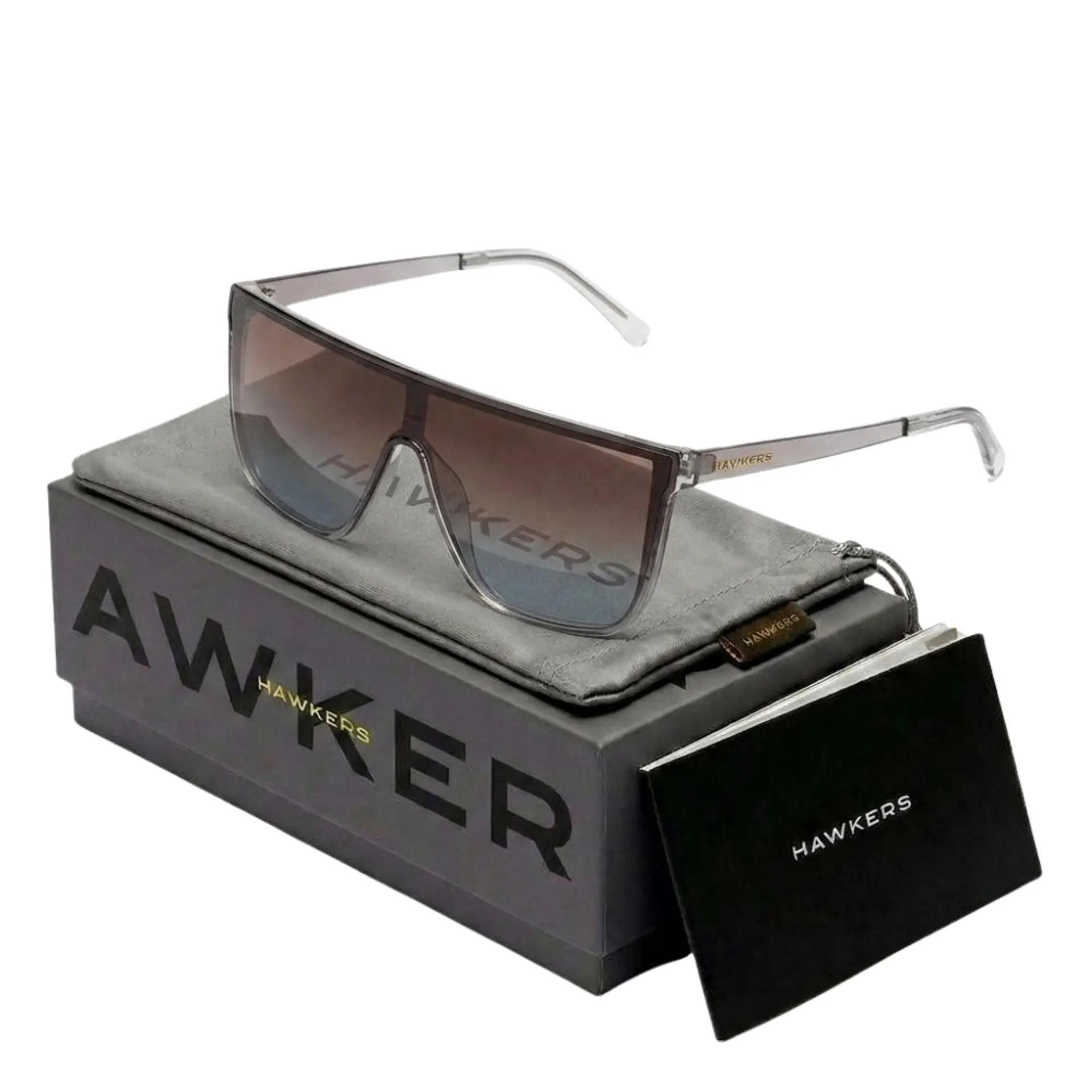 Gafas de Sol Hawkers WEED - Gris Transparente Unisex Talla 53mm 1