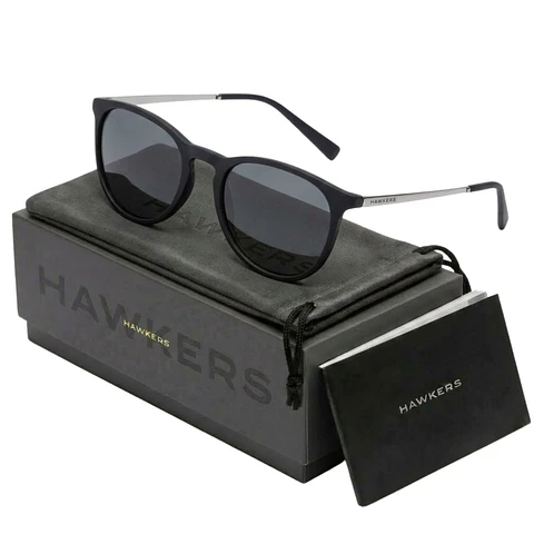 Gafas de Sol Polarizado Hawkers OLLIE Negro Mate Unisex Talla 54mm