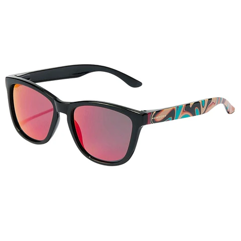 Gafas de Sol Polarizado Hawkers ONE Rojo Espaejado Estampado Unisex Talla 54mm