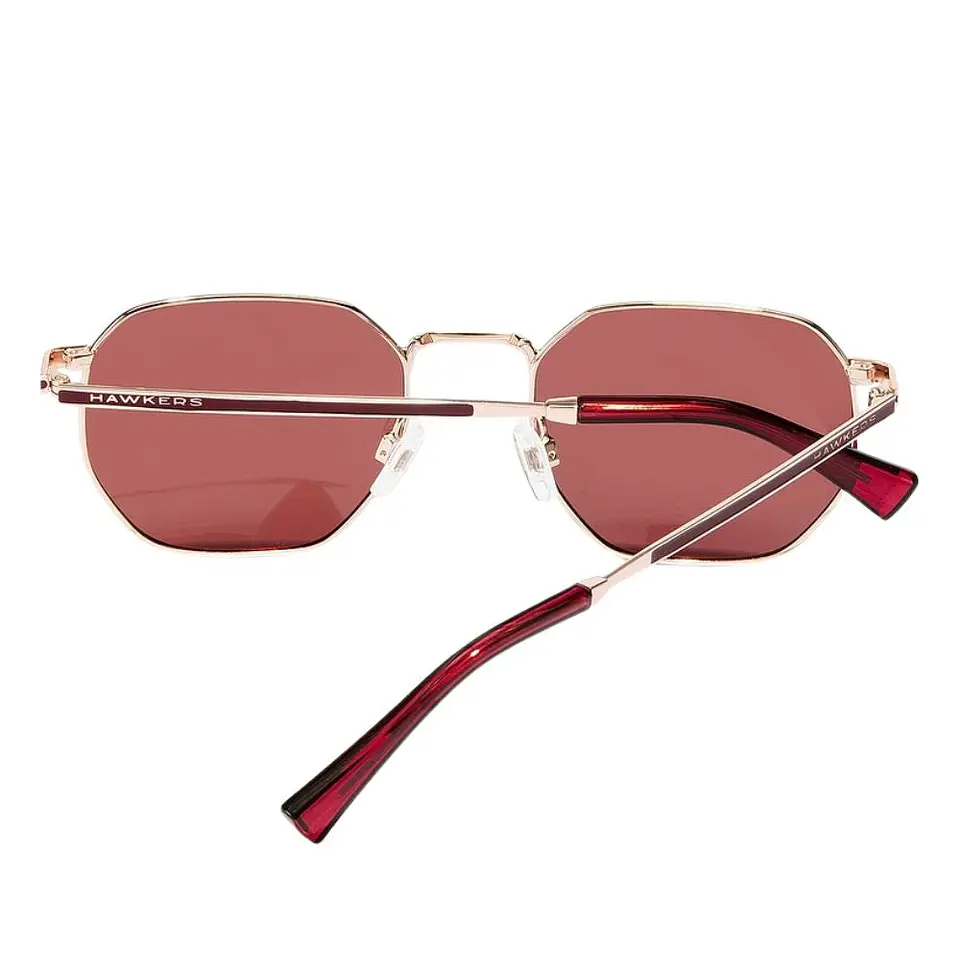 Gafas de Sol Polarizado Hawkers SIXGON Oro Rosa Unisex Talla 51mm 4