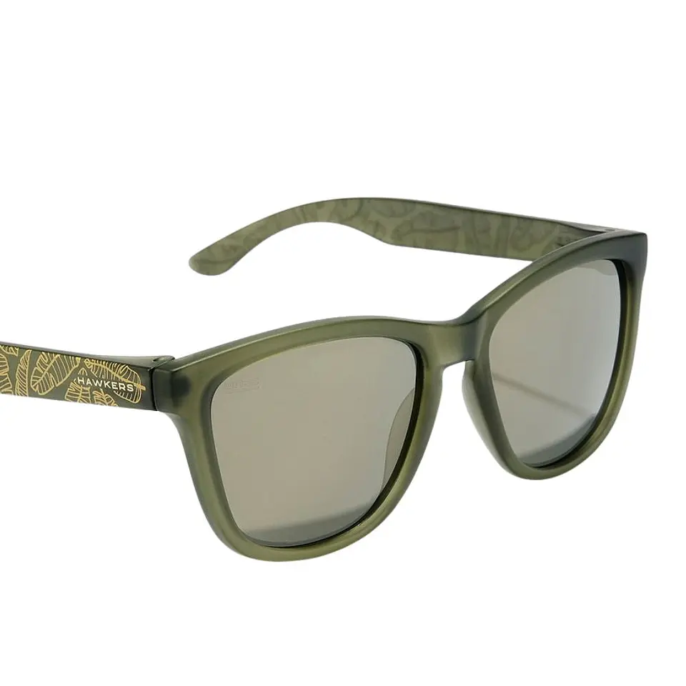 Gafas de Sol Polarizado Hawkers ONE Verde Mate Estampado Unisex Talla 54mm 5