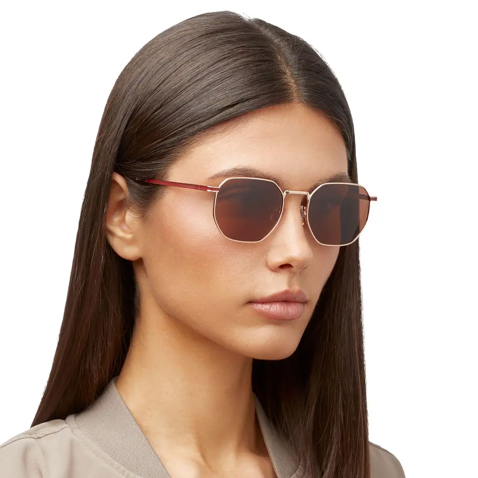 Gafas de Sol Polarizado Hawkers SIXGON Oro Rosa Unisex Talla 51mm 6