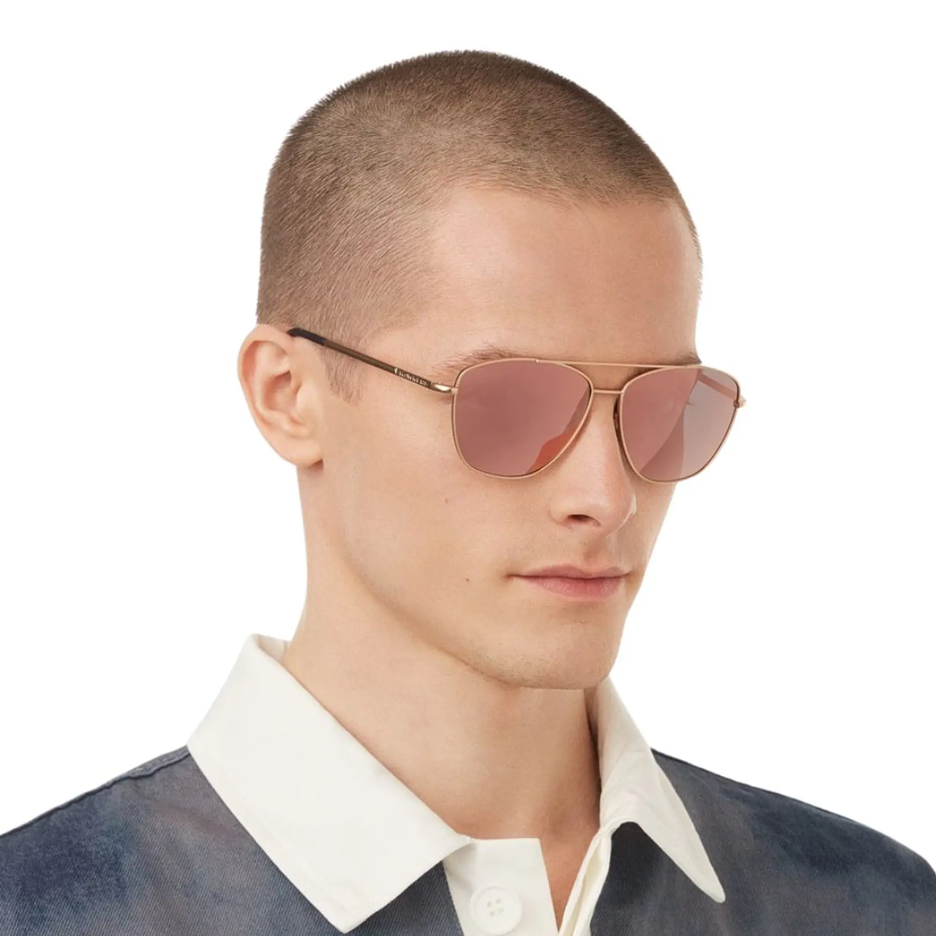 Gafas de Sol Polarizado Hawkers LAX Oro Rosa Espejado Unisex Talla 57mm 8