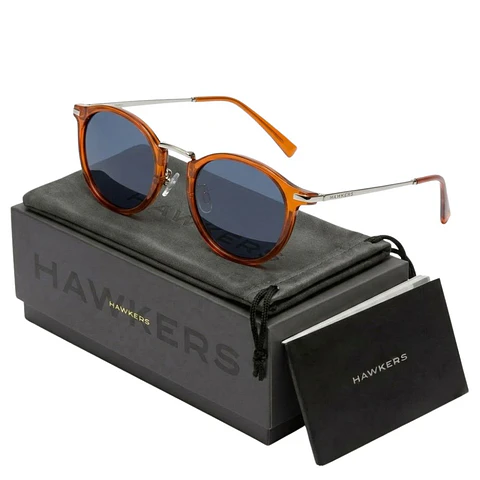 Gafas de Sol Hawkers DEALER Marron Semitransparente Unisex Talla 49mm