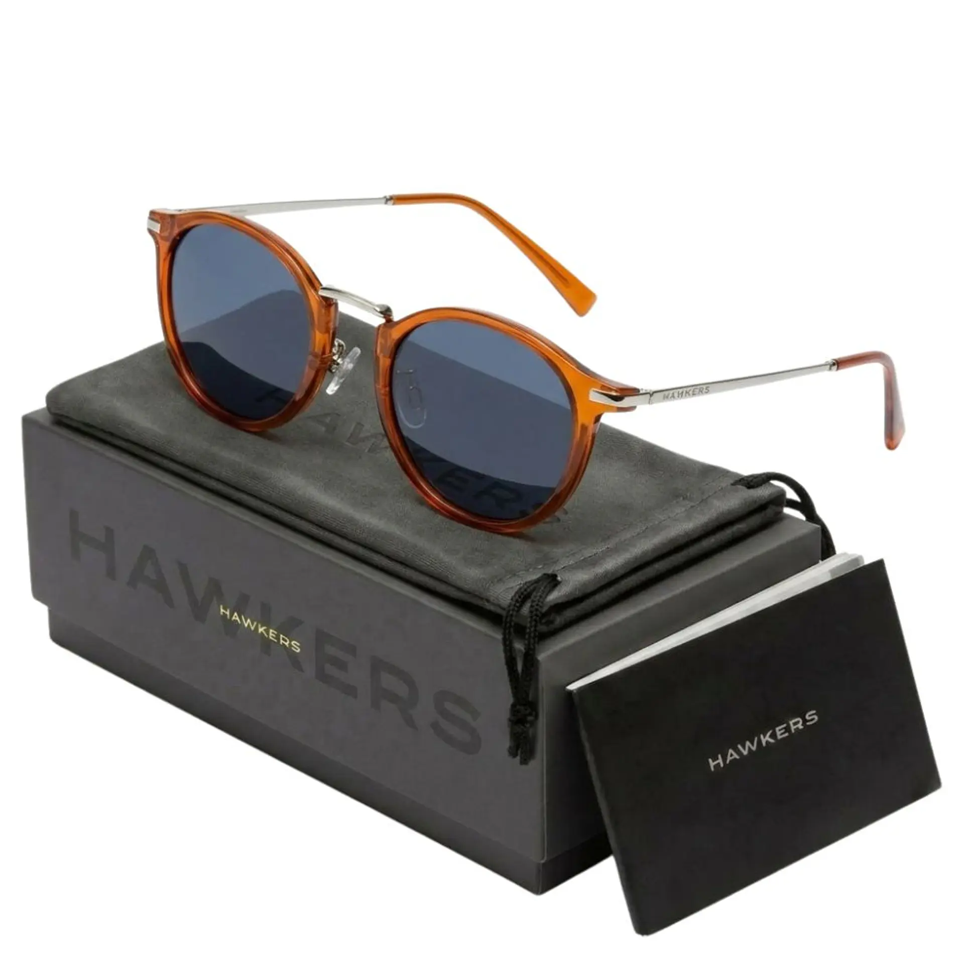 Gafas de Sol Hawkers DEALER Marron Semitransparente Unisex Talla 49mm 1