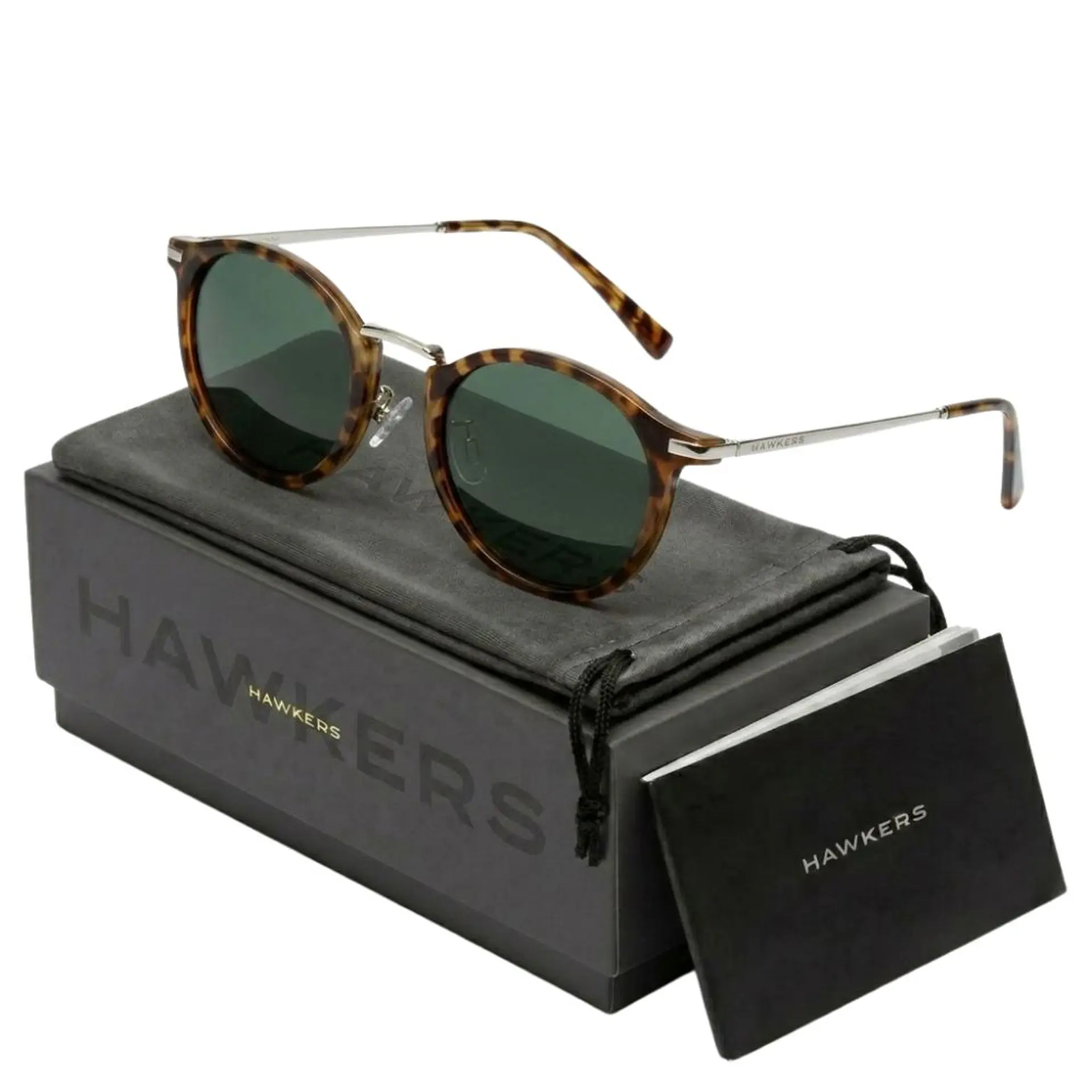 Gafas de Sol Polarizado Hawkers DEALER Marron Tortuga Unisex Talla 49mm 1