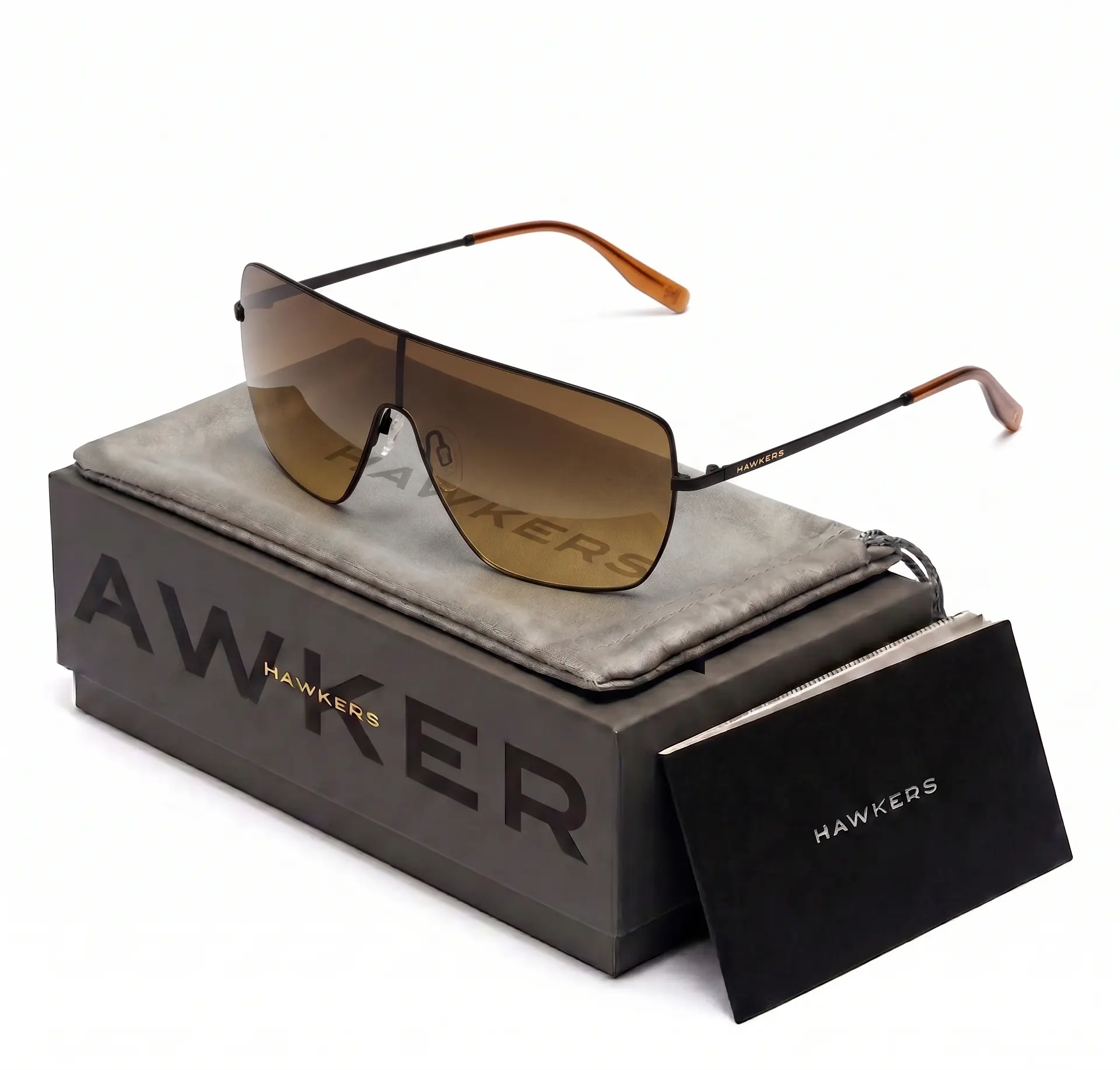 Gafas de Sol Hawkers Eclipsa Pop Color Negro Degrade Unisex Talla 60mm 1