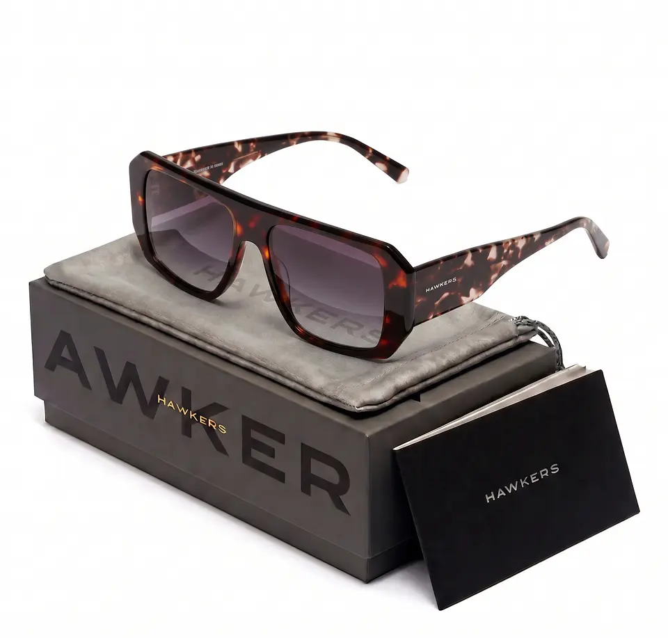 Gafas de Sol Hawkers Hell Color Carey Degrade Unisex Talla 56mm 1