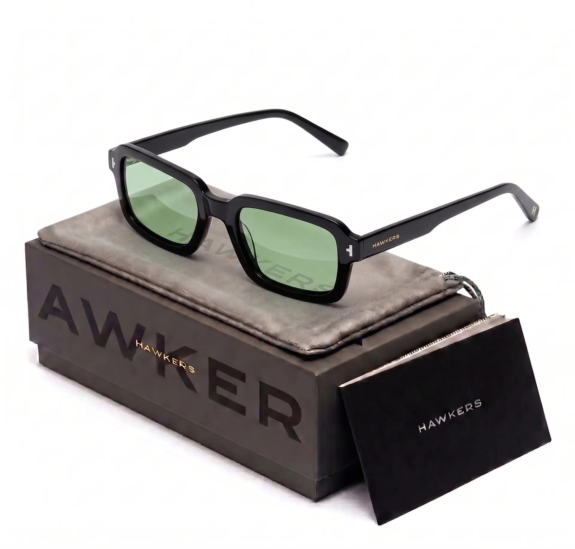 Gafas de Sol Hawkers Slim Point Cat Eye Color Negro Unisex Talla 52mm 1