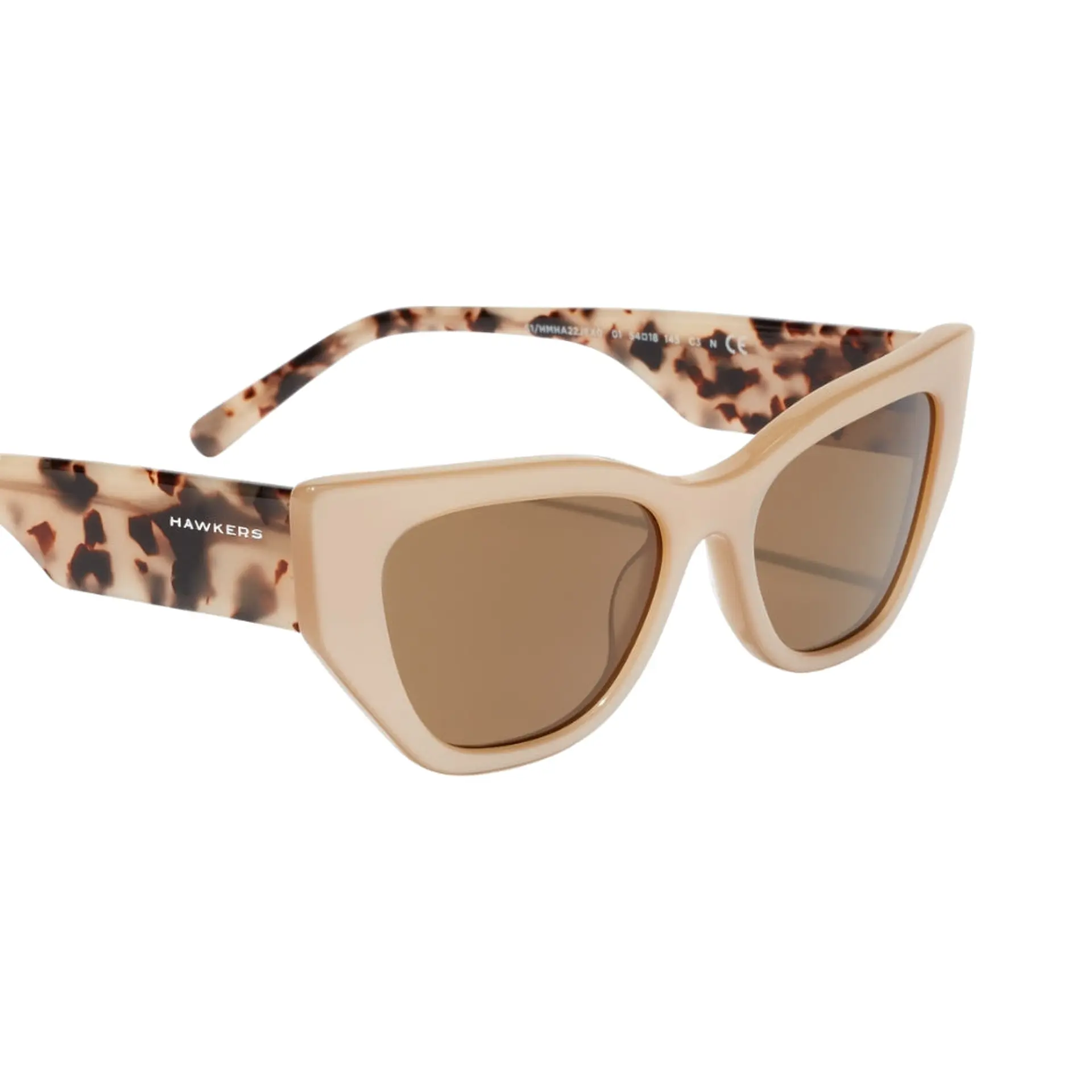 Gafas de Sol Hawkers Manhattan Cat Eye Color Beige para Mujer Talla 53mm 5