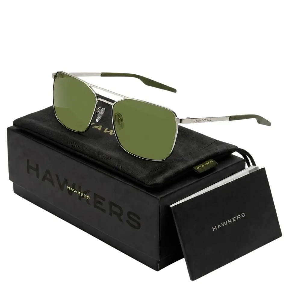 Gafas de Sol Polarizado Hawkers SENSE Verde Unisex Talla 59mm 1