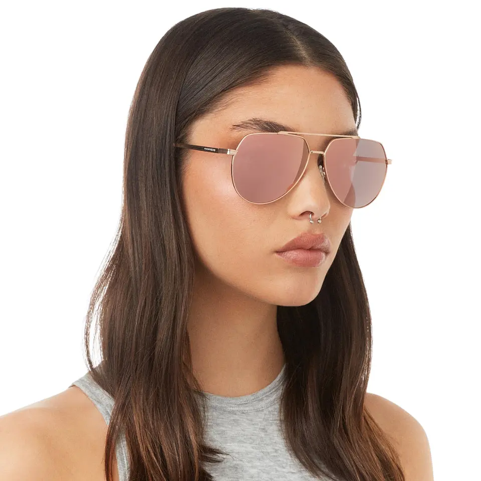 Gafas de Sol Polarizadas Hawkers Shadow Espejadas Color Rosado Para Mujer Talla 60mm 7