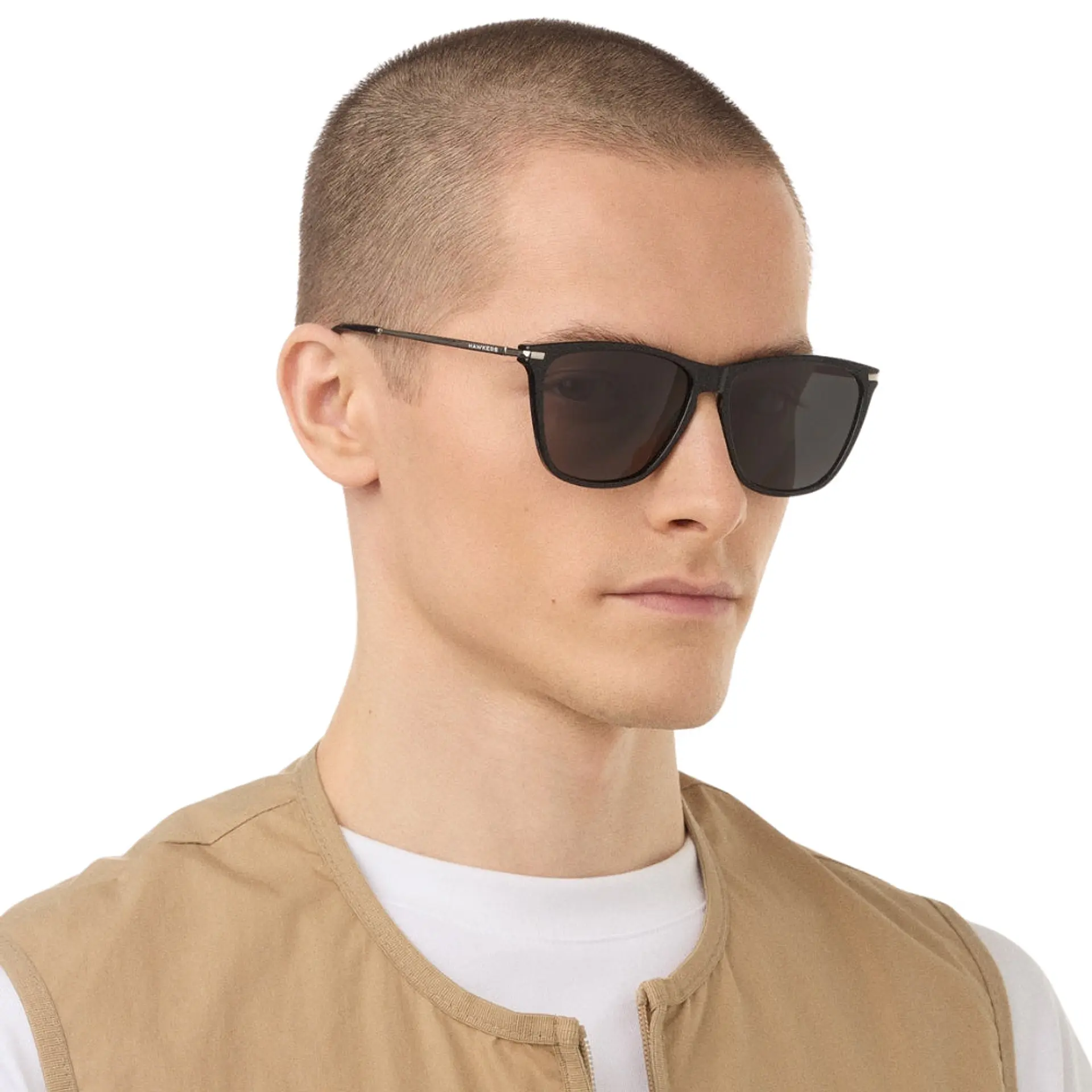 Gafas de Sol Polarizadas Hawkers One Crosswalk Color Negro Unisex Talla 57mm 8