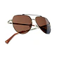 Gafas de Sol Polarizadas Hawkers Shadow Aviador Color Dorado Unisex Talla 60mm - Miniatura 5