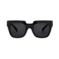 Gafas de Sol Hawkers Cuadradas Row X Color Negro Unisex Talla 50mm - Miniatura 3