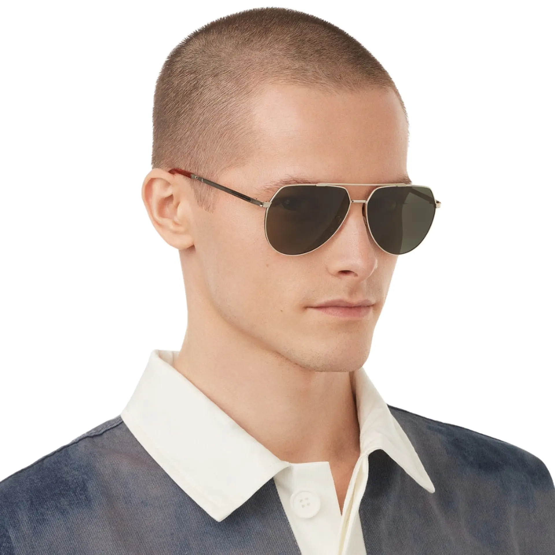 Gafas de Sol Polarizadas Hawkers Shadow WWII Color Dorado Unisex Talla 60mm 8