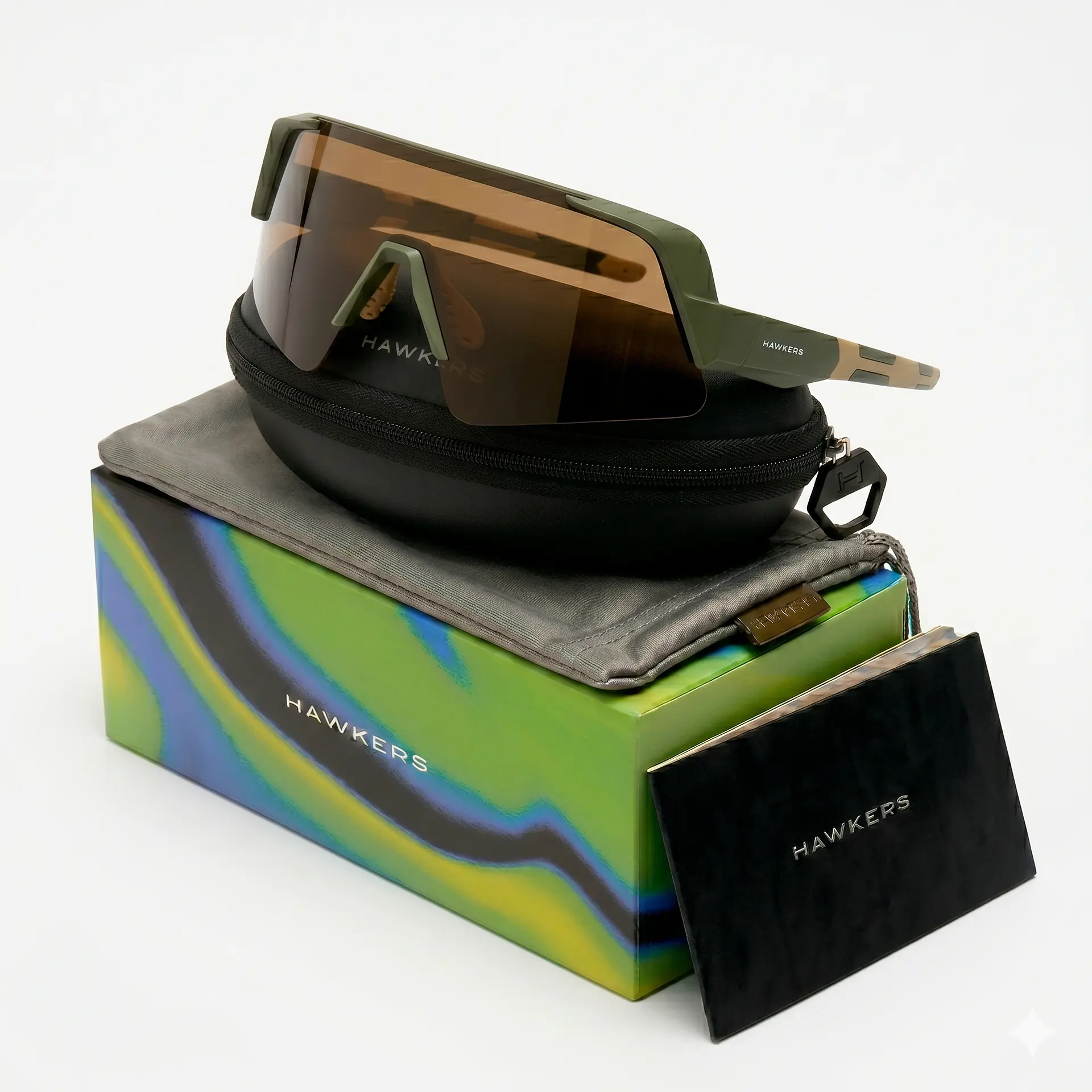 Gafas de Sol Espejadas Hawkers Nexus Color Verde Unisex Talla 152mm 1