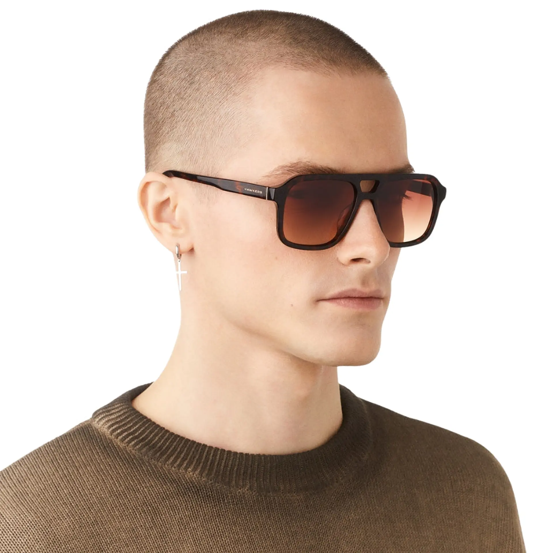 Gafas de Sol Hawkers Aviador Croupier Color Degrade Carey Unisex Talla 53mm 7