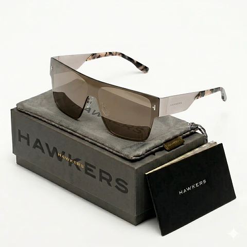 Gafas de Sol Hawkers Espejadas Long Island Color plateado Unisex Talla 145mm