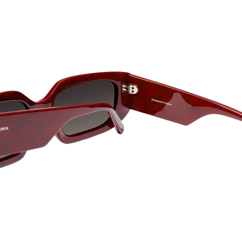 Gafas de Sol Hawkers Trendset Rectangular Degrade Color Rojo Para Mujer Talla 54mm 4