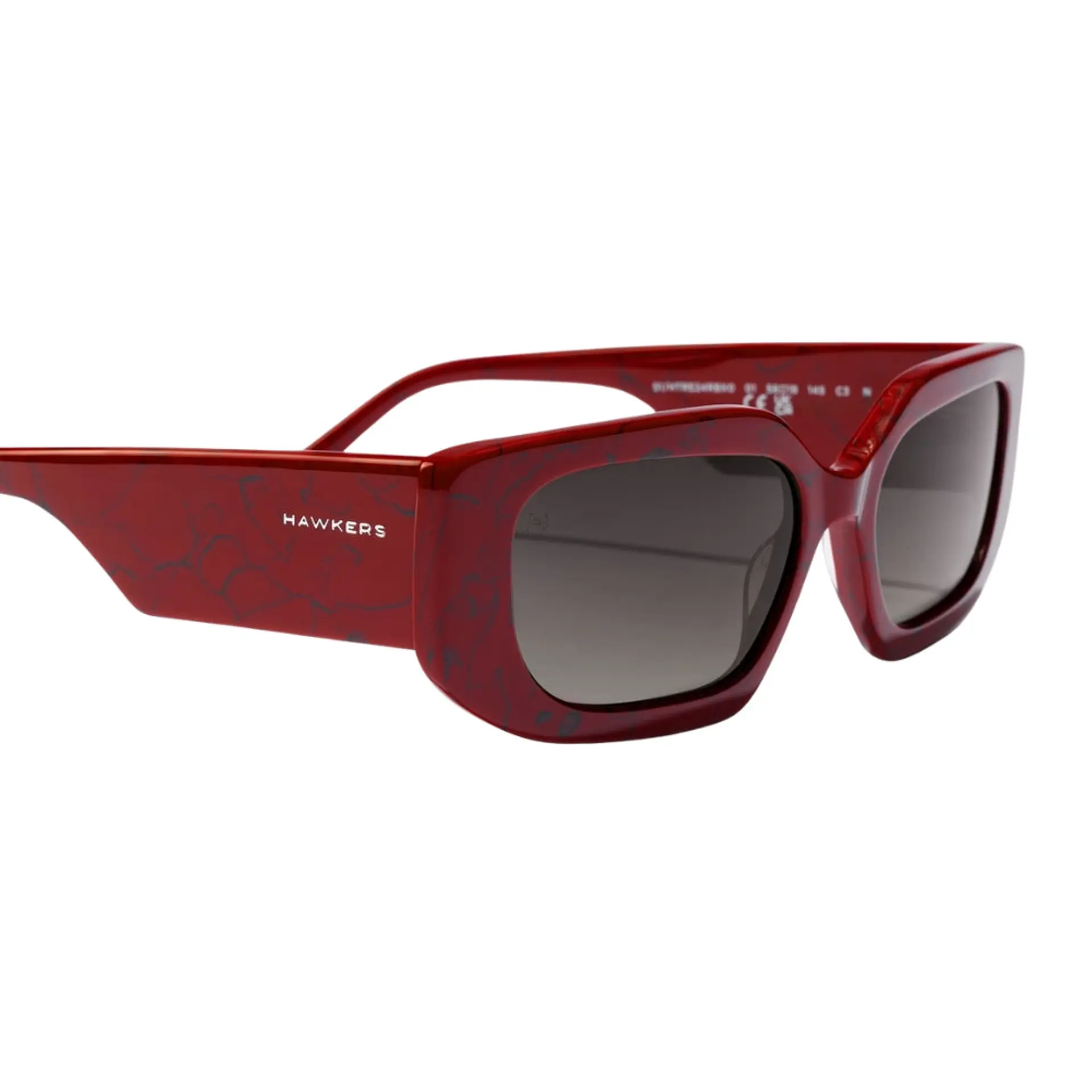 Gafas de Sol Hawkers Trendset Rectangular Degrade Color Rojo Para Mujer Talla 54mm 6