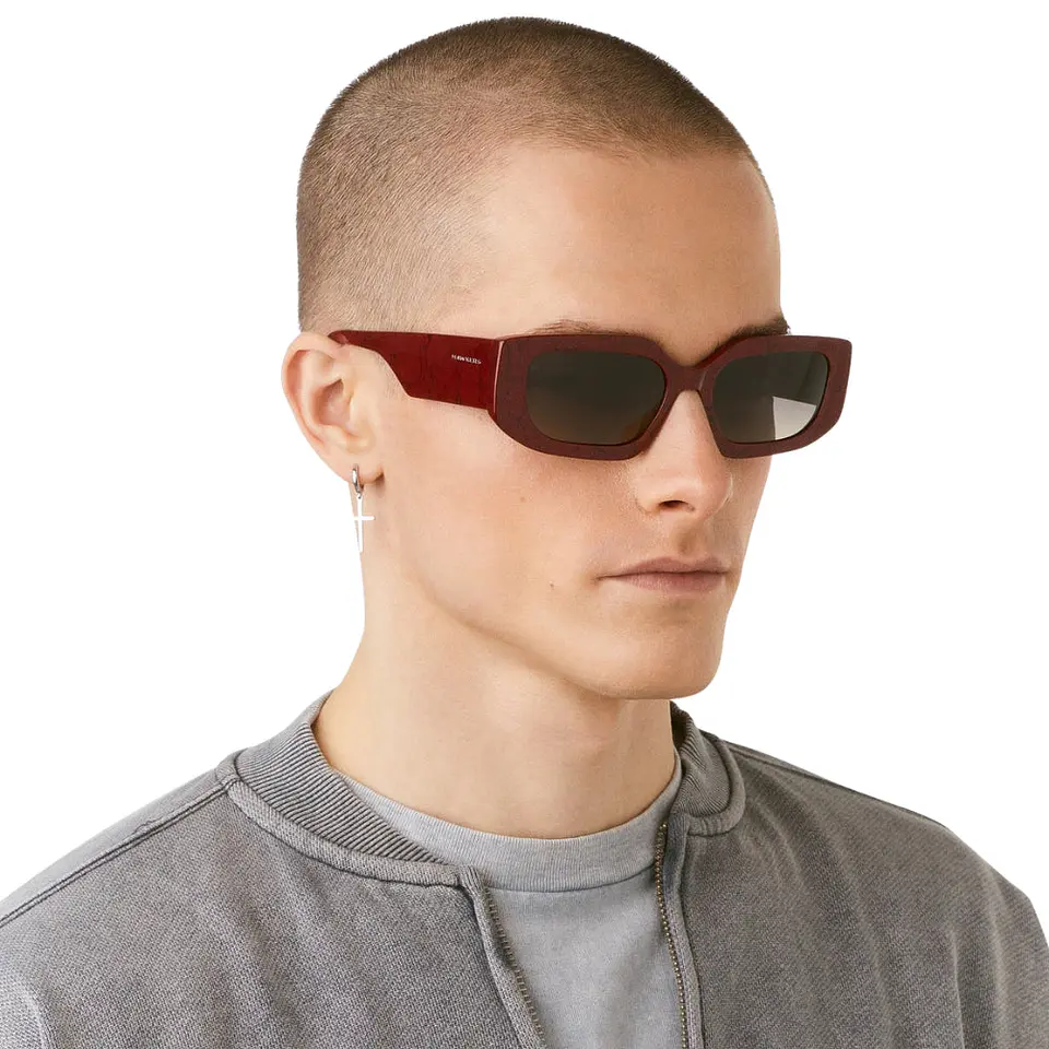 Gafas de Sol Hawkers Trendset Rectangular Degrade Color Rojo Para Mujer Talla 54mm 8