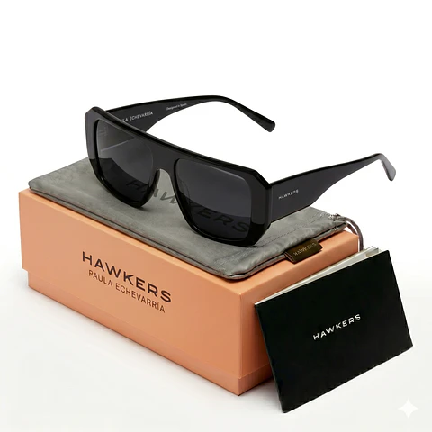 Gafas de Sol Hawkers Hell Cutting Edge X Paula Echevarría Color Negro Unisex Talla 56mm
