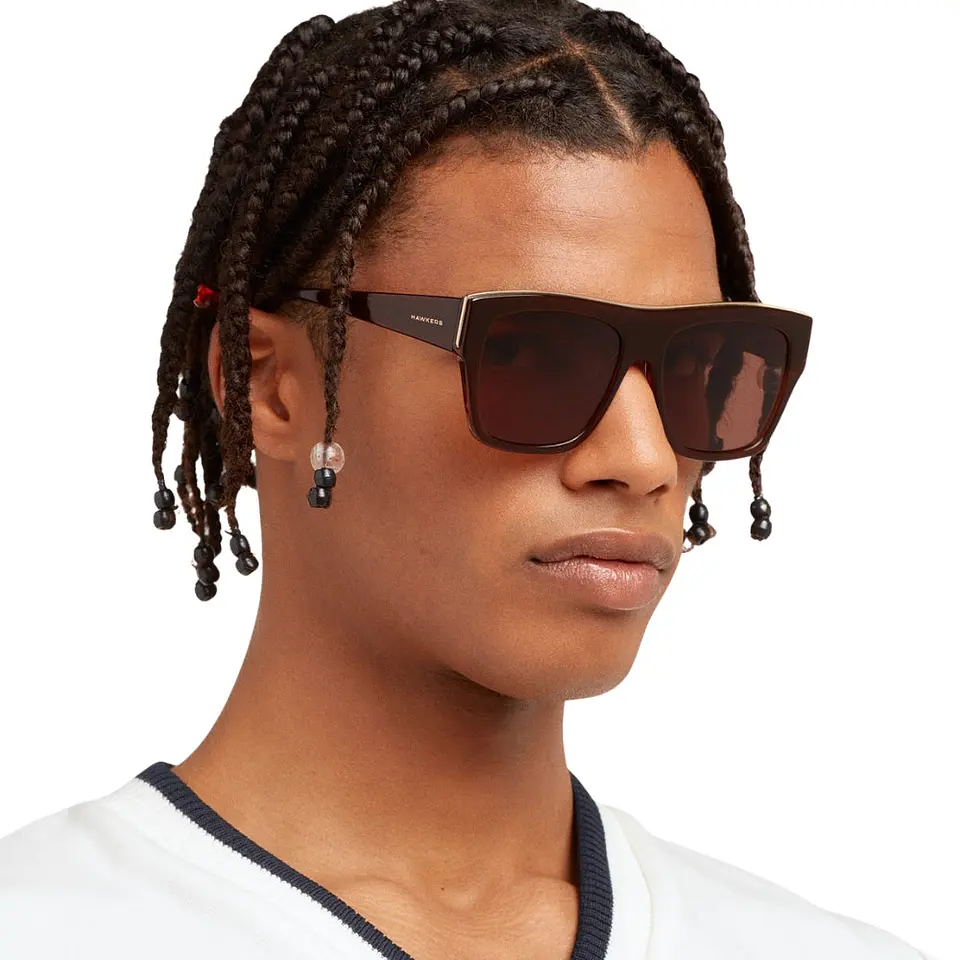 Gafas de Sol Hawkers Doumu X Paula Echevarria Color Marron Unisex Talla 57mm 8