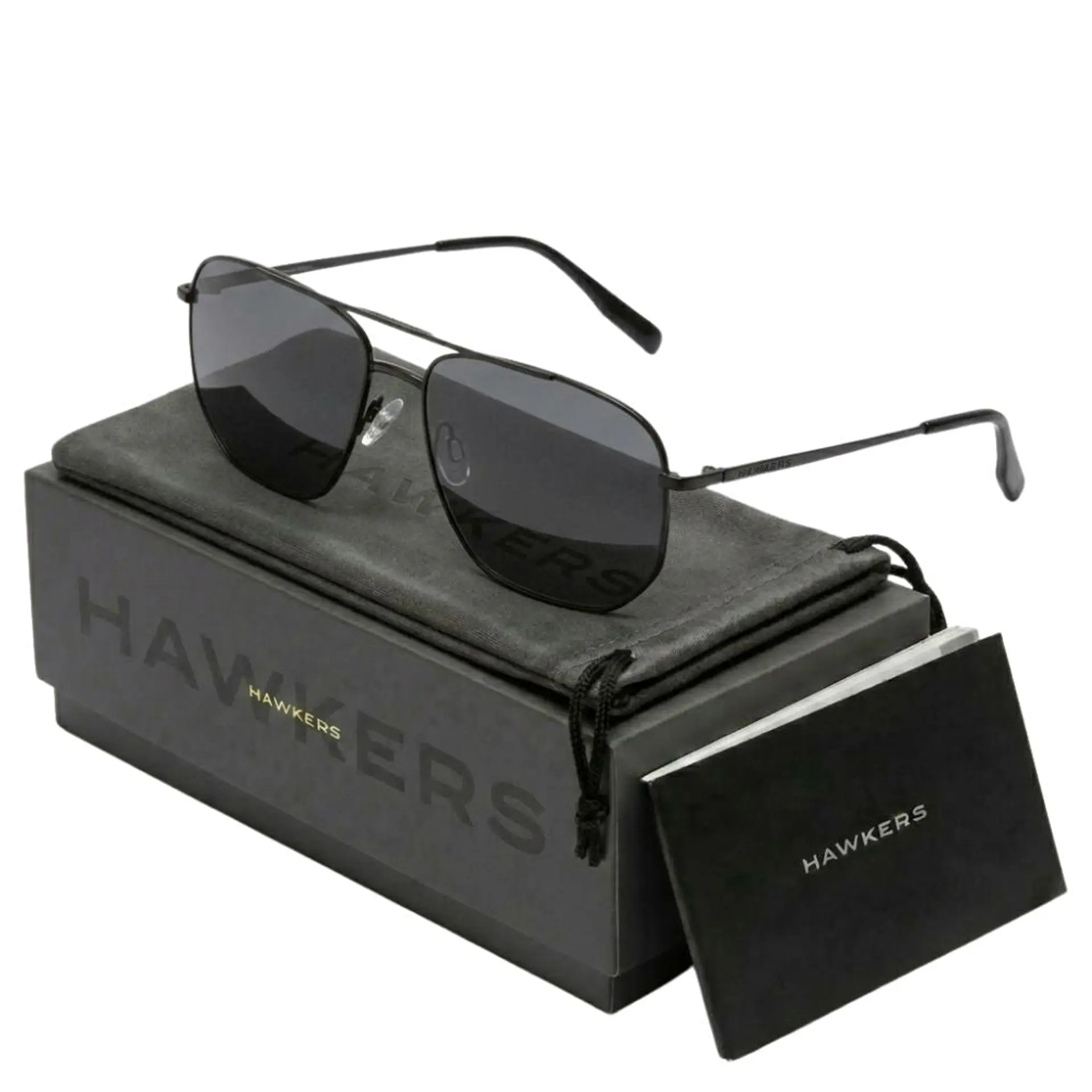 Gafas de Sol Polarizado Hawkers CAD Negro Unisex Talla 57mm 1