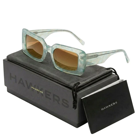 Gafas de Sol Hawkers JAM Azul y Verde Transparente Unisex Talla 50mm