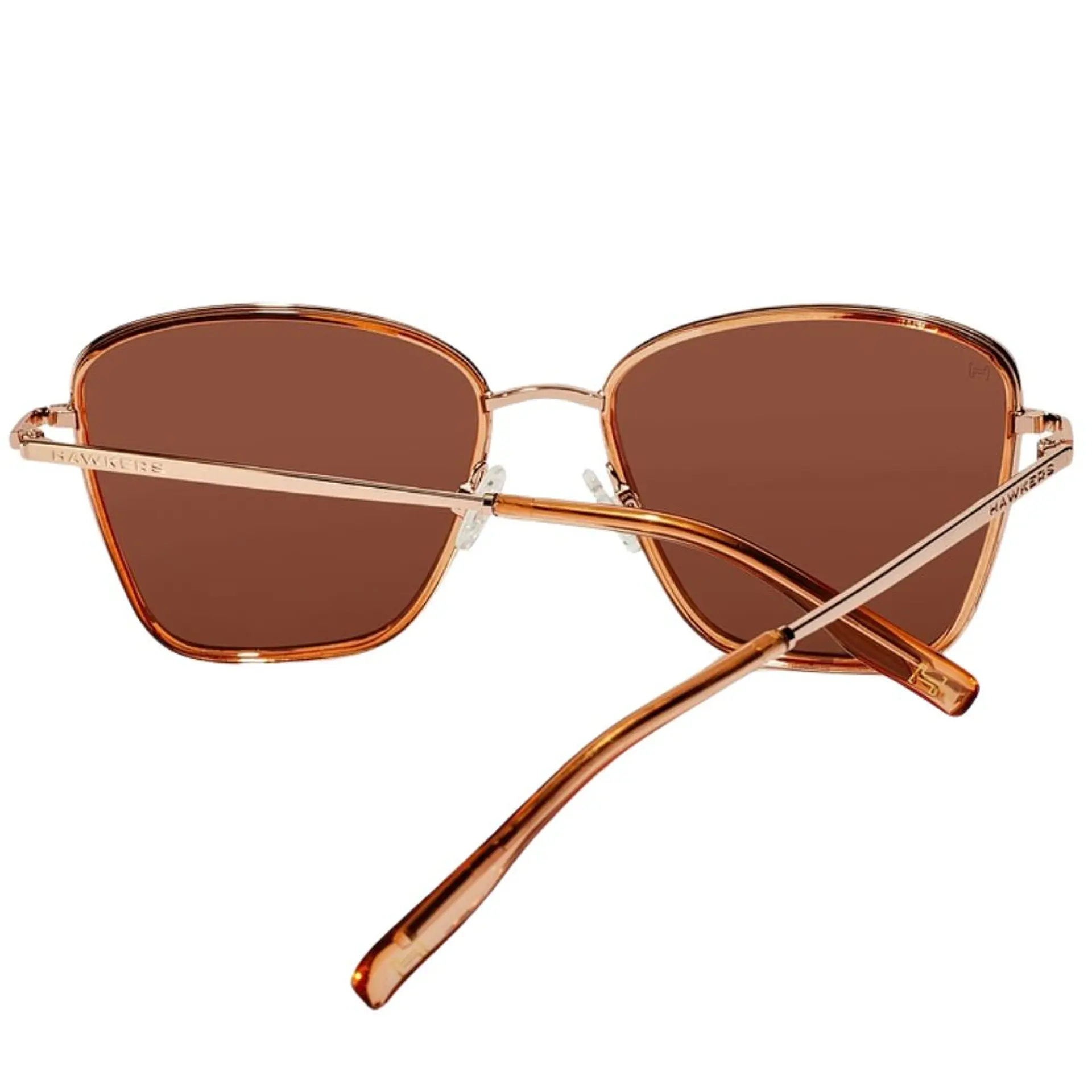 Gafas de Sol Polarizado Hawkers CHILL Marron Transparente Unisex Talla 56mm 4