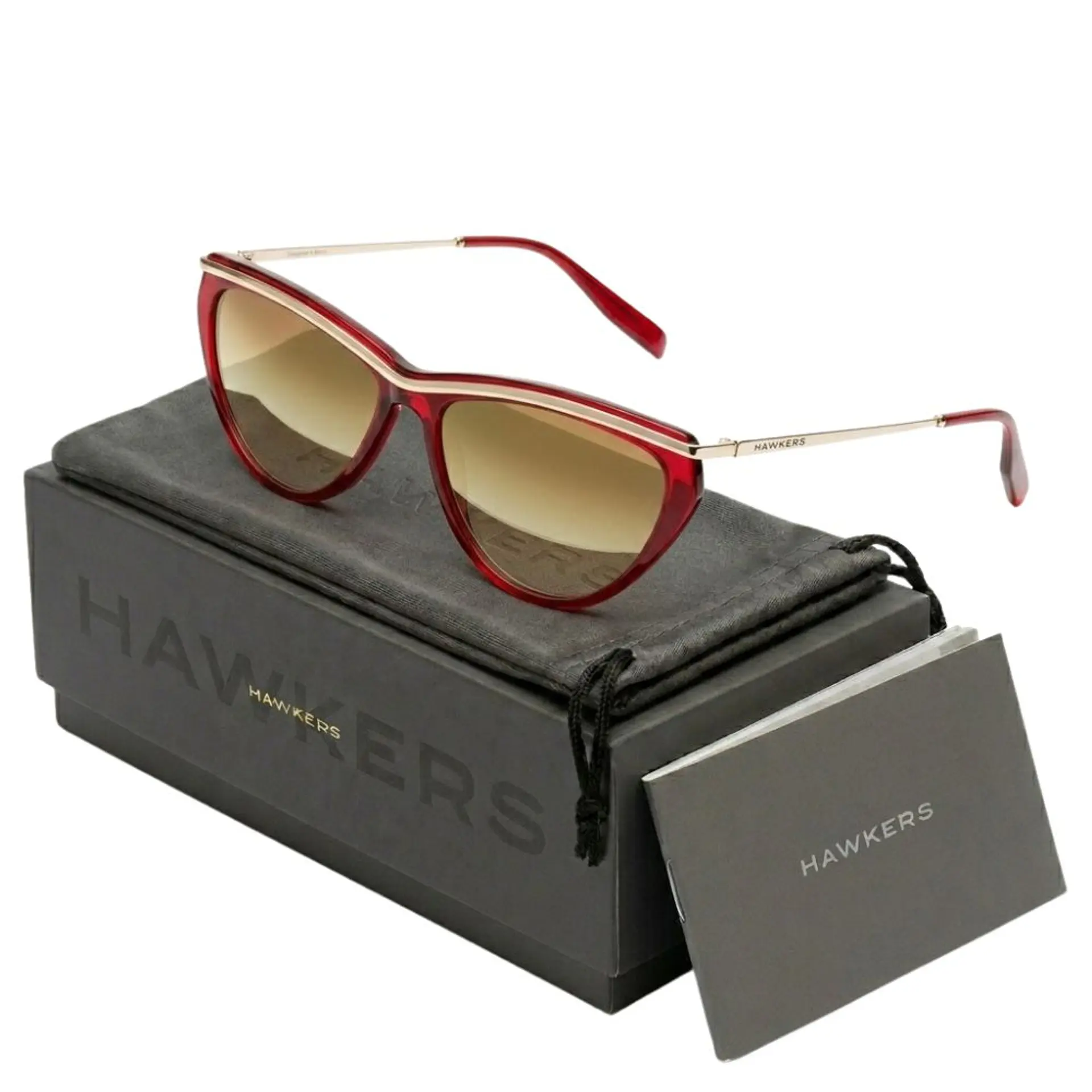 Gafas de Sol Hawkers BOW Rojo Unisex Talla 58mm 1