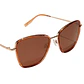 Gafas de Sol Polarizado Hawkers CHILL Marron Transparente Unisex Talla 56mm - Miniatura 5