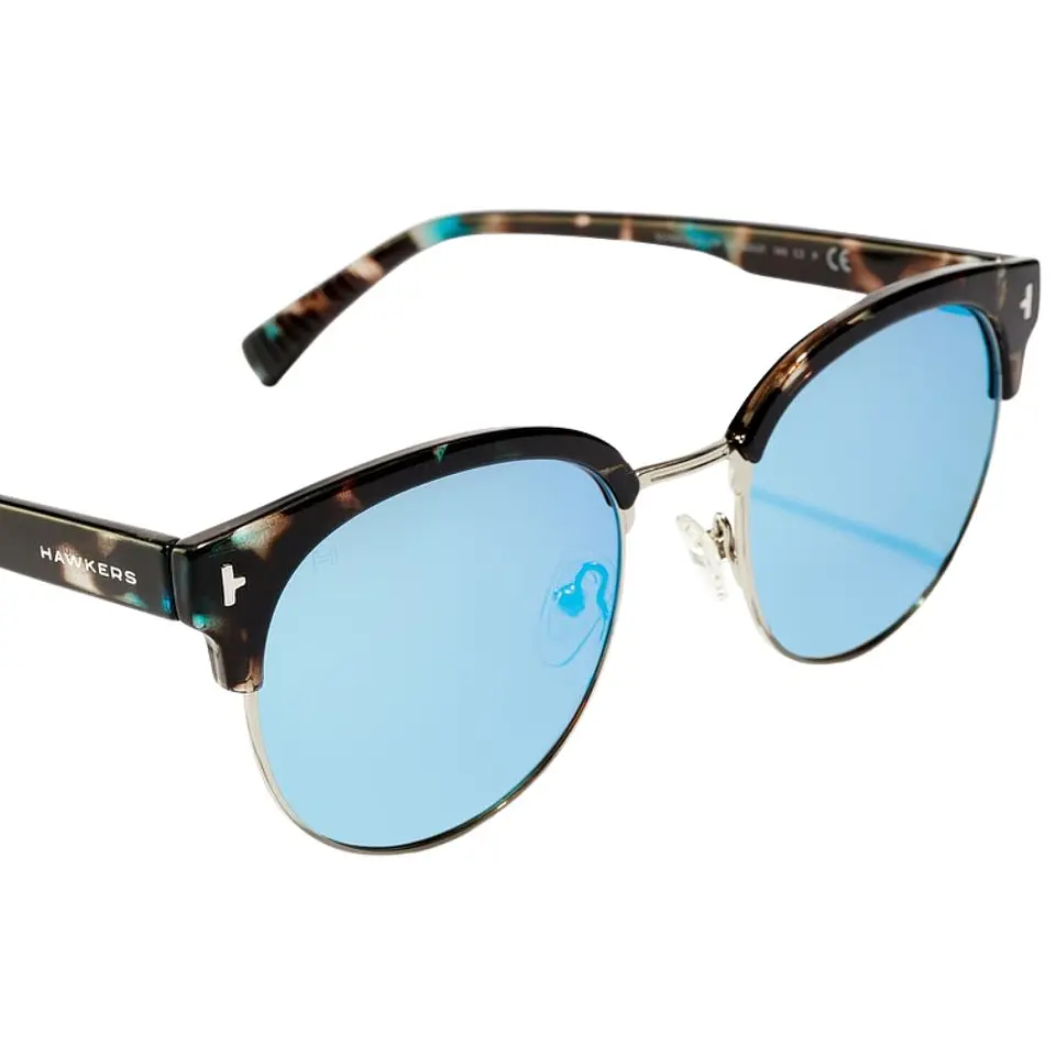 Gafas de Sol Polarizado Hawkers NEW CLASSIC ROUNDED Azul Espejado Unisex Talla 53mm 4