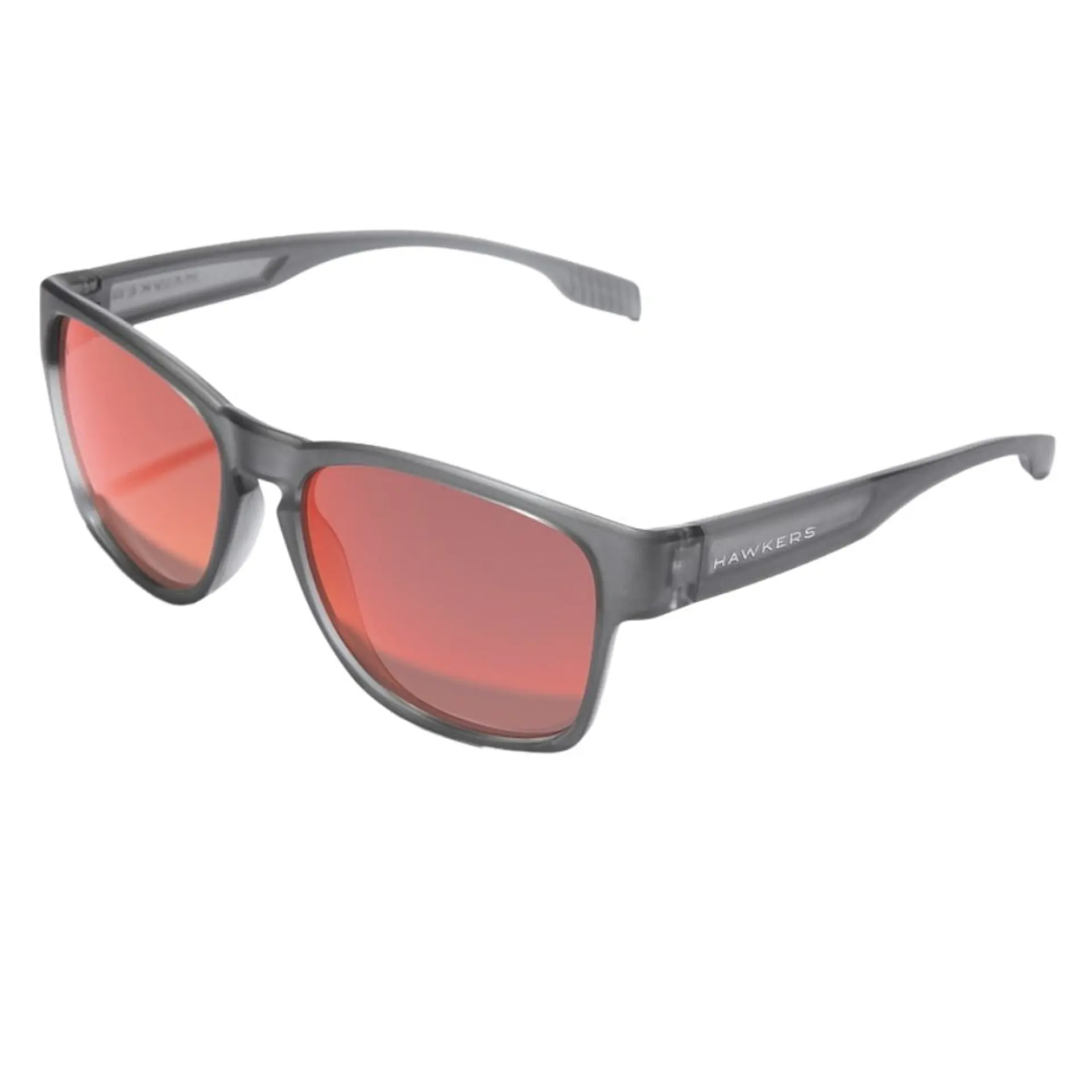 Gafas de Sol Polarizado Hawkers CORE RAW Gris y Rojo Espejado Unisex Talla 56mm 2