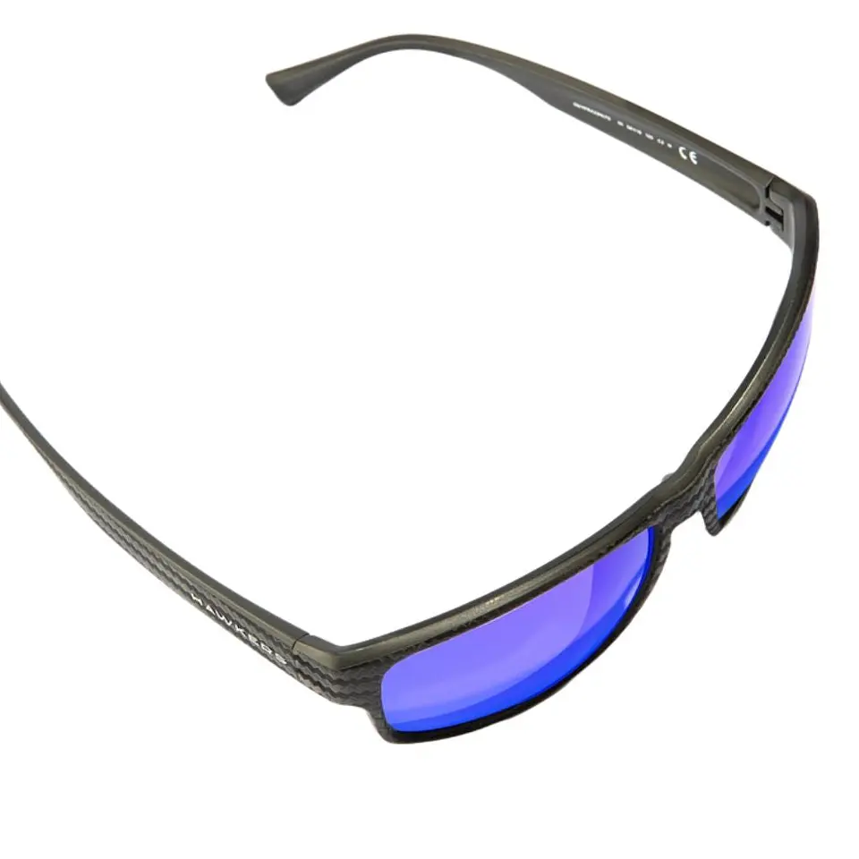 Gafas de Sol Hawkers FASTER RAW CARBON FIBER Azul Espejado Unisex Talla 58mm 6