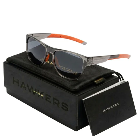 Gafas de Sol Polarizado Hawkers GRIP Gris Espejado Unisex Talla 57mm