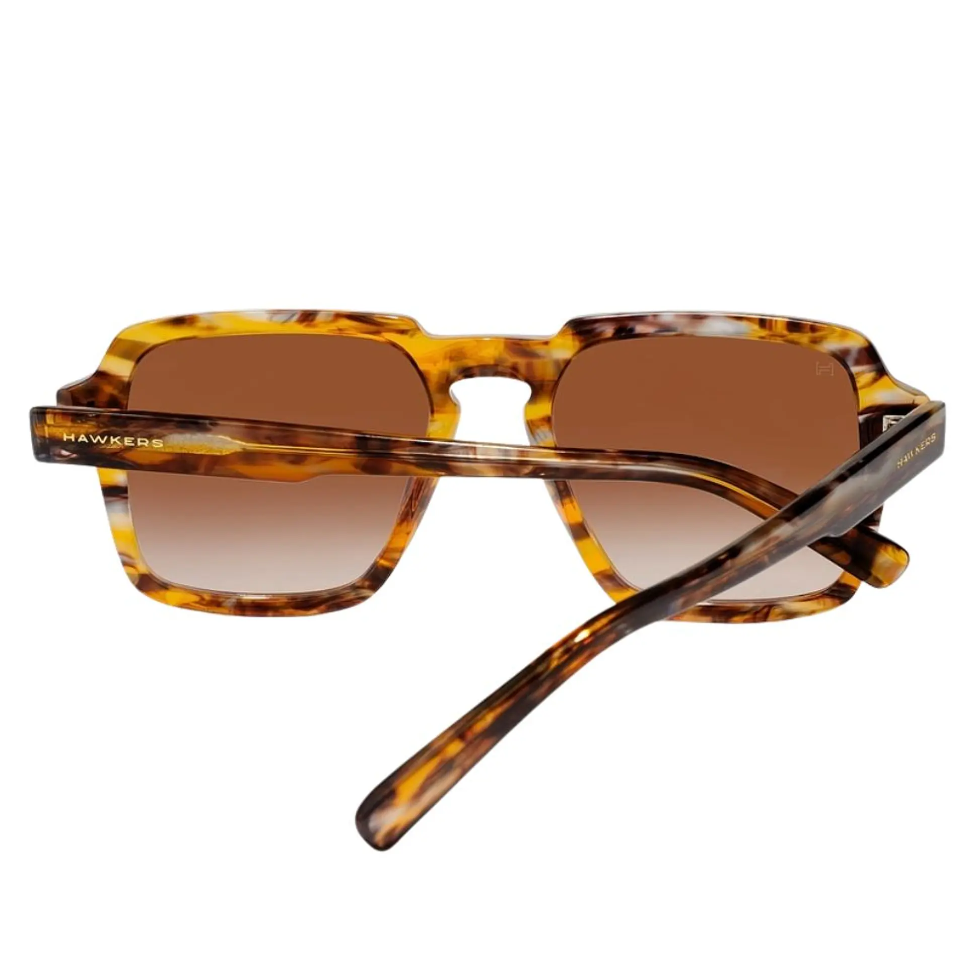 Gafas de Sol Hawkers LASH Naranja y Marron Tortuga Unisex Talla 58mm 4