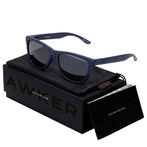 Gafas de Sol Polarizado Hawkers ONE RAW Azul Mate Unisex Talla 54mm