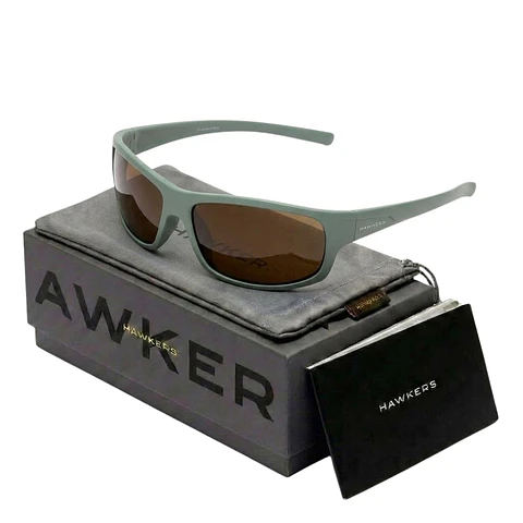 Gafas de Sol Hawkers BOOST - Metalico Verde Unisex Talla 64mm