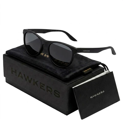 Gafas de Sol Hawkers Polarizado TRAIL Negro Unisex Talla 53mm