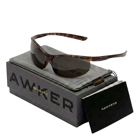 Gafas de Sol Hawkers RADIANTE Vintage Carey Gris Oscuro Unisex Talla 69mm