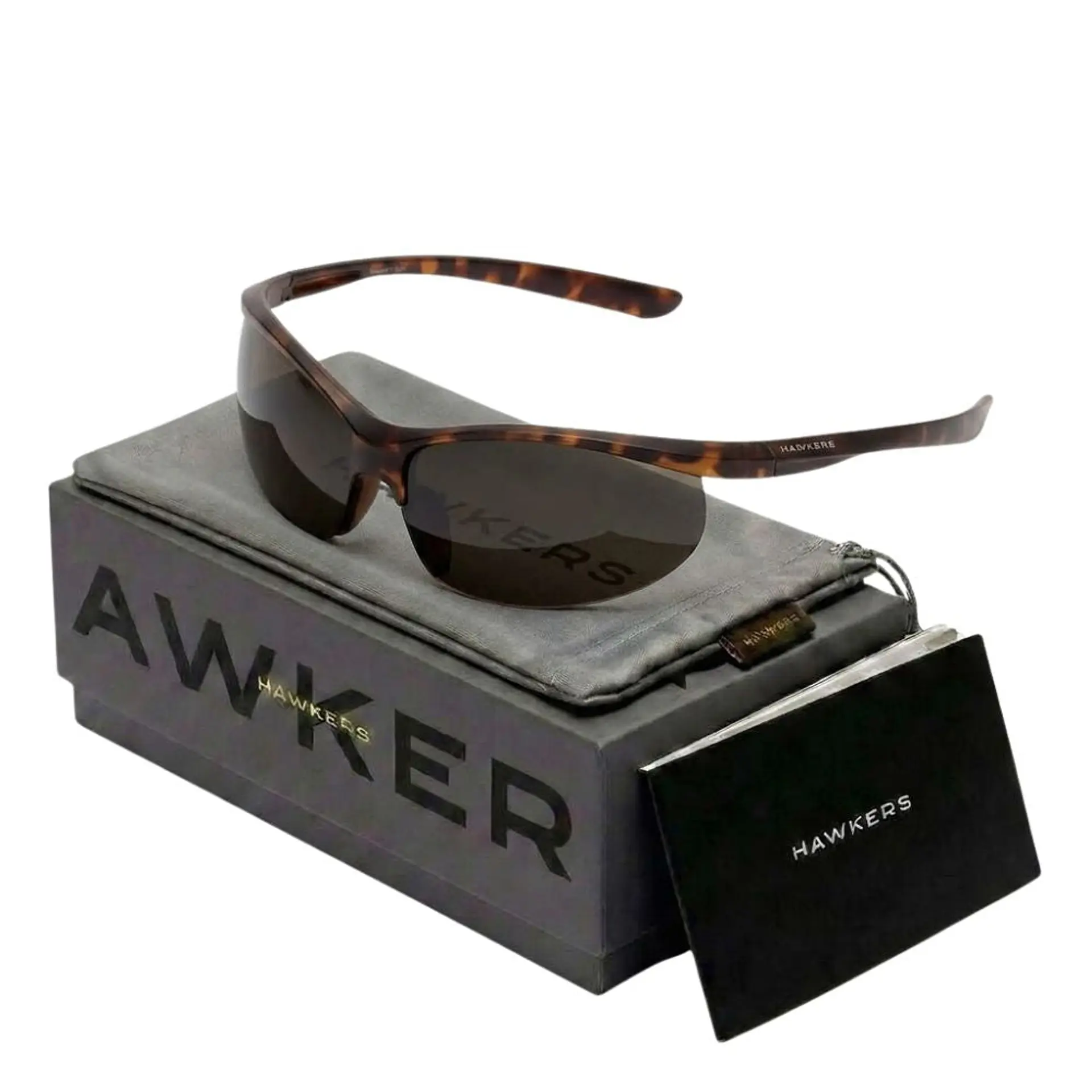 Gafas de Sol Hawkers RADIANTE Vintage Carey Gris Oscuro Unisex Talla 69mm 1