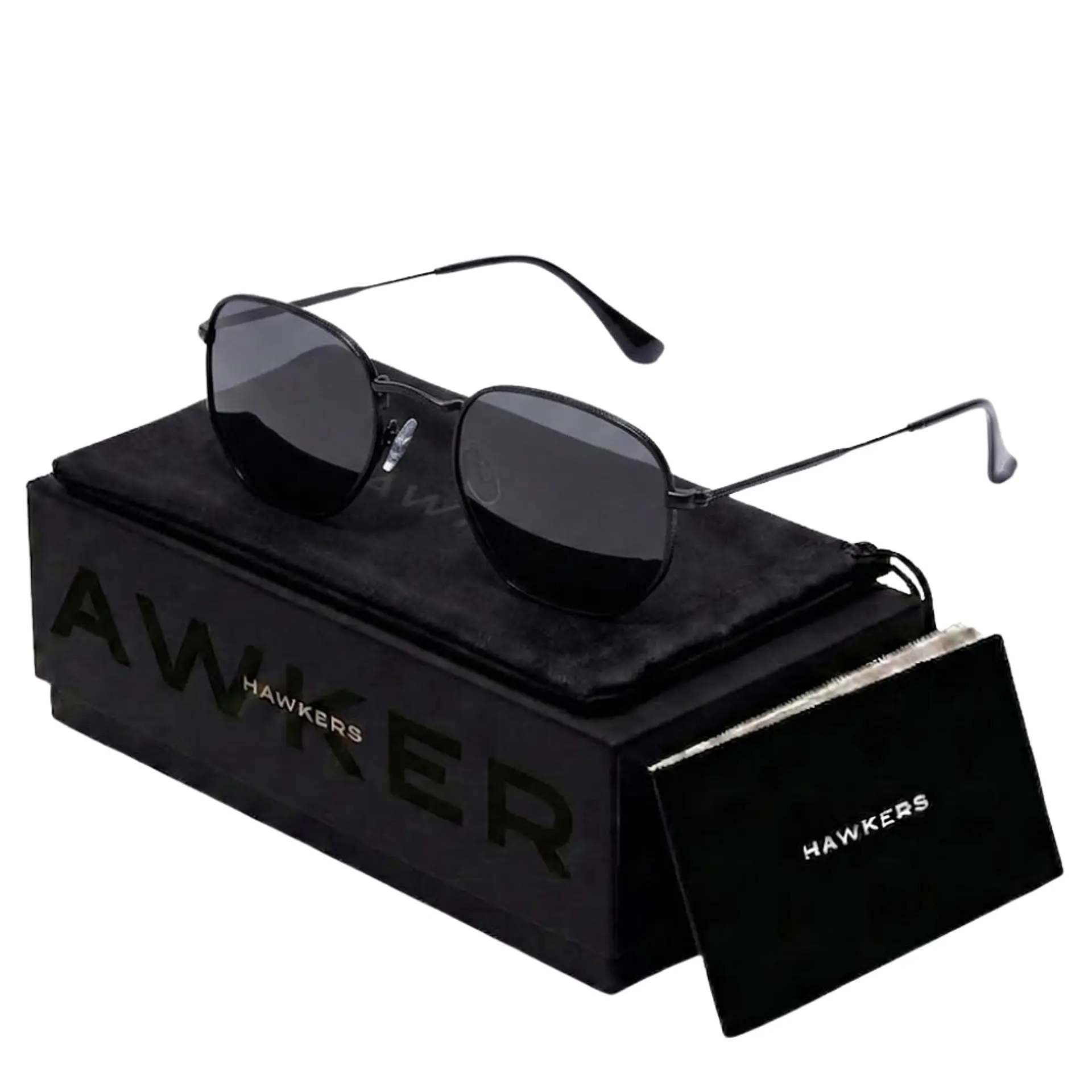 Gafas de Sol Hawkers Polarizado SIXGON DRIVE Gris Negro Unisex Talla 50mm 1