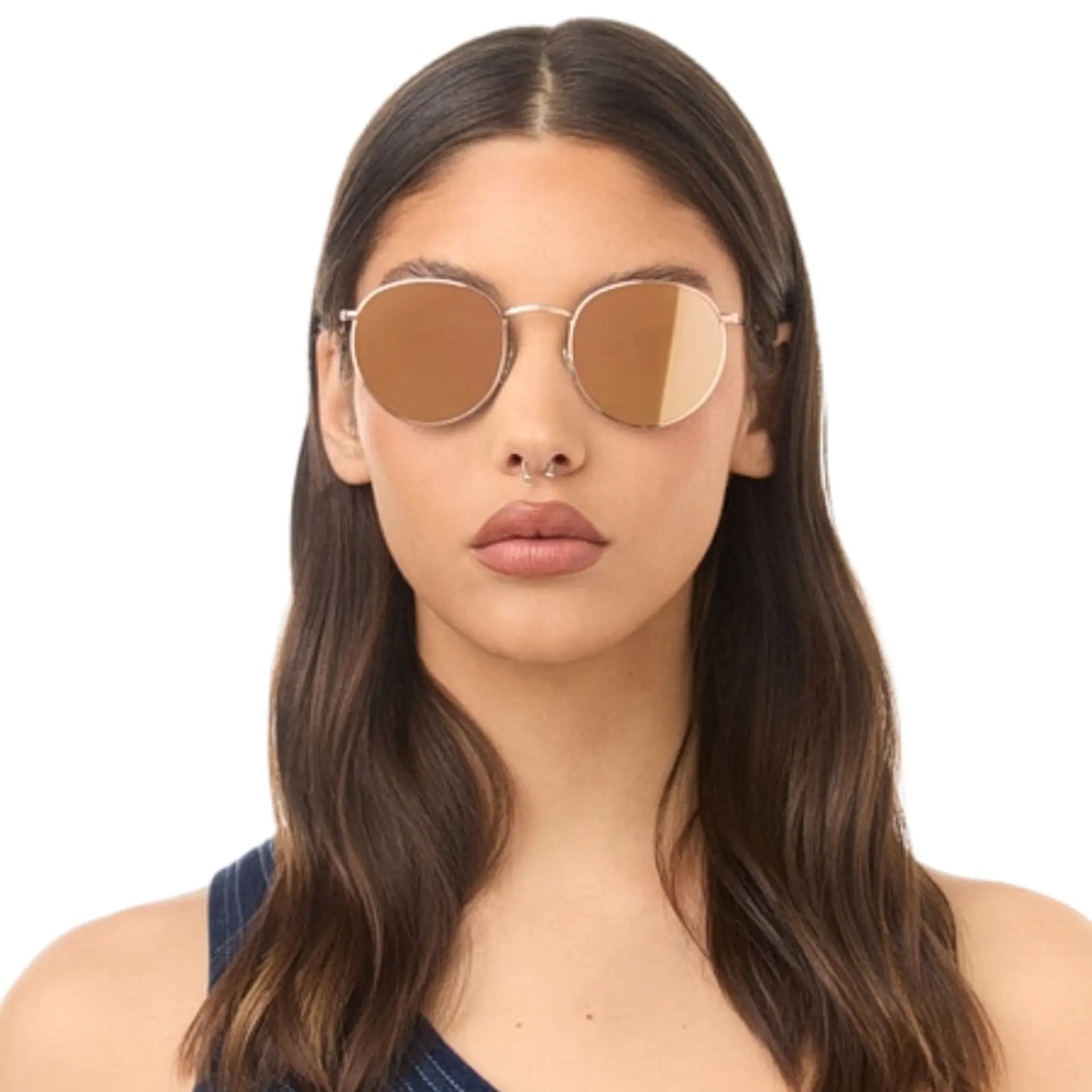 Gafas de Sol Hawkers Polarizado MOMA MIDTOWN Oro Rosa Unisex Talla 49mm 6