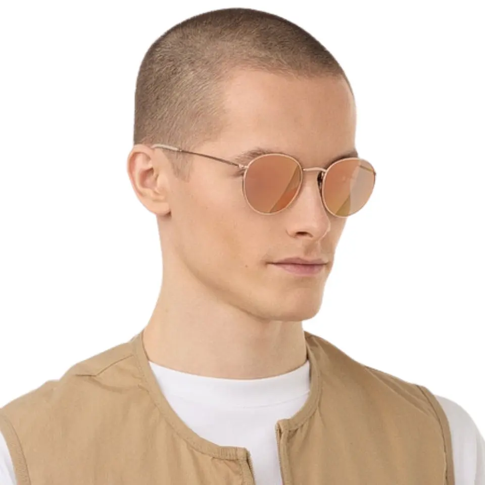 Gafas de Sol Hawkers Polarizado MOMA MIDTOWN Oro Rosa Unisex Talla 49mm 7