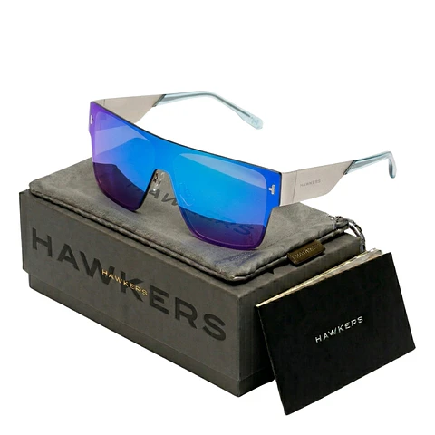 Gafas de Sol Hawkers Long Island HLIS22SLM0 Azul Espejado Unisex Talla 145mm