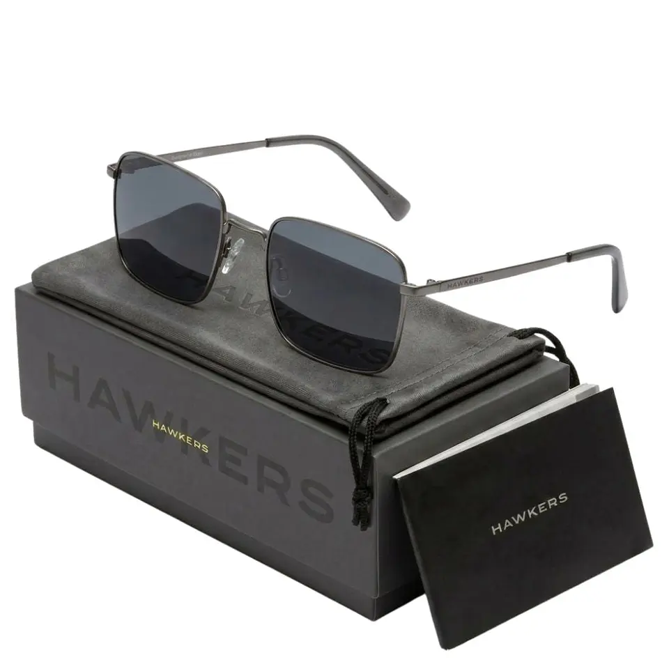 Gafas de Sol Polarizado Hawkers IRIS Negro Unisex Talla 55mm 1